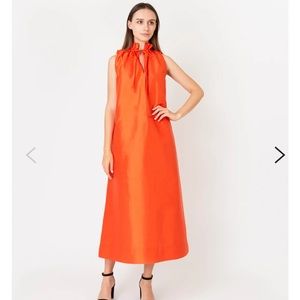 ANN MASHBURN Orange Maxi Dress